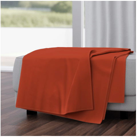 Tomorrow Basil - Tomato Throw Blanket