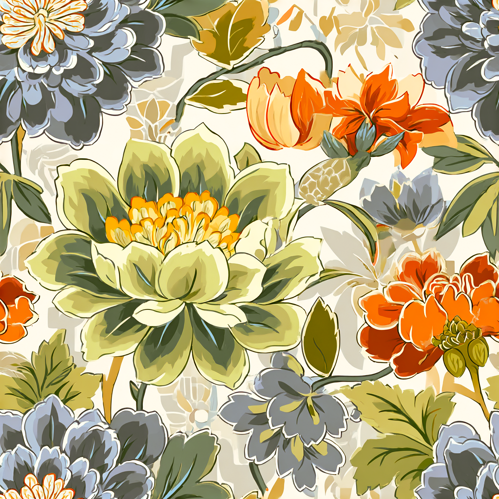 Atlanta Fabrics Wanderers Garden Chartreuse Fabric | Atlanta Fabrics