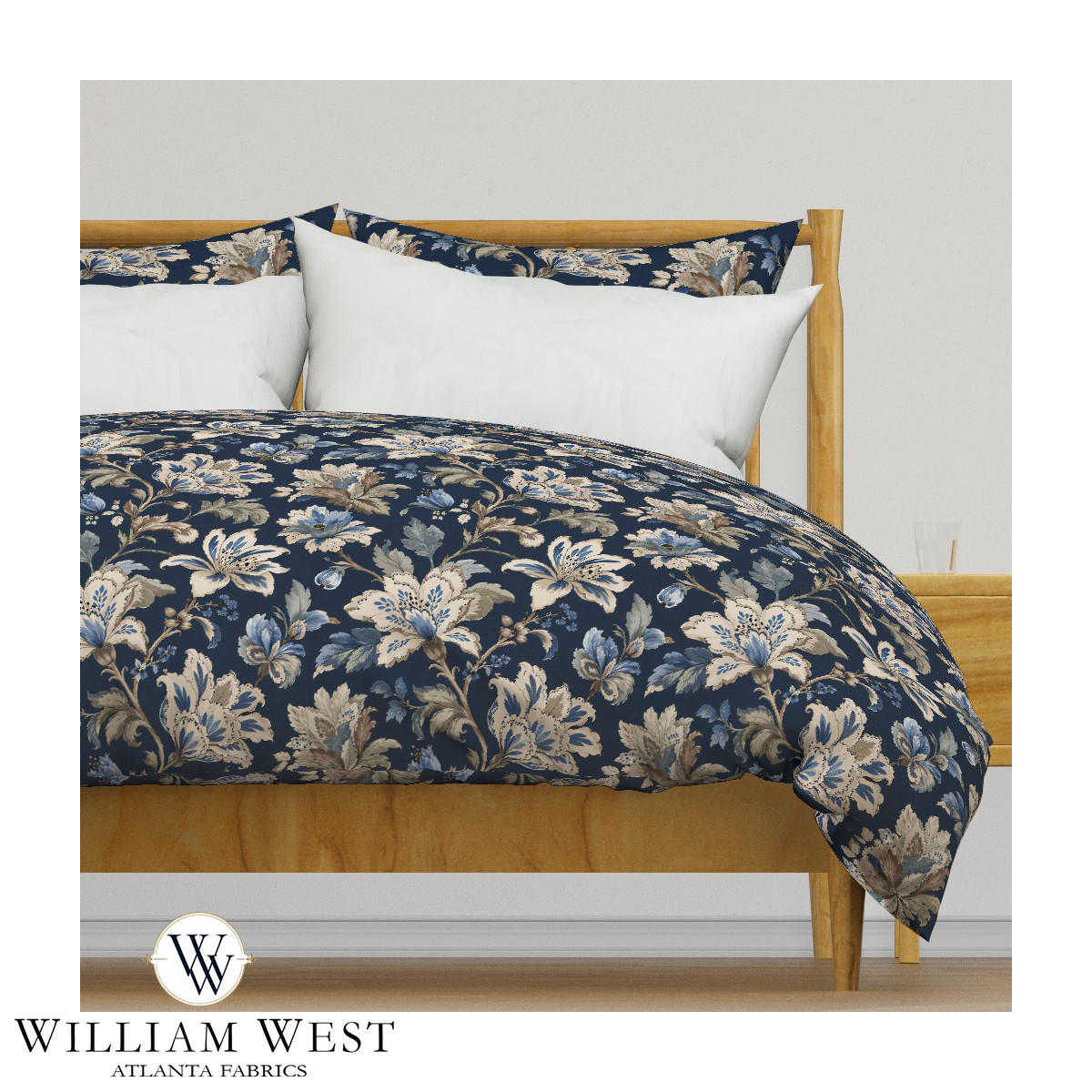 Atlanta Fabrics Whitcombe Garden Lake Fabric | Atlanta Fabrics
