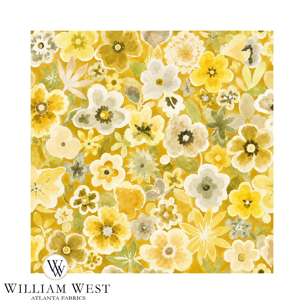 Atlanta Fabrics Wild! Yellow Fabric | Atlanta Fabrics
