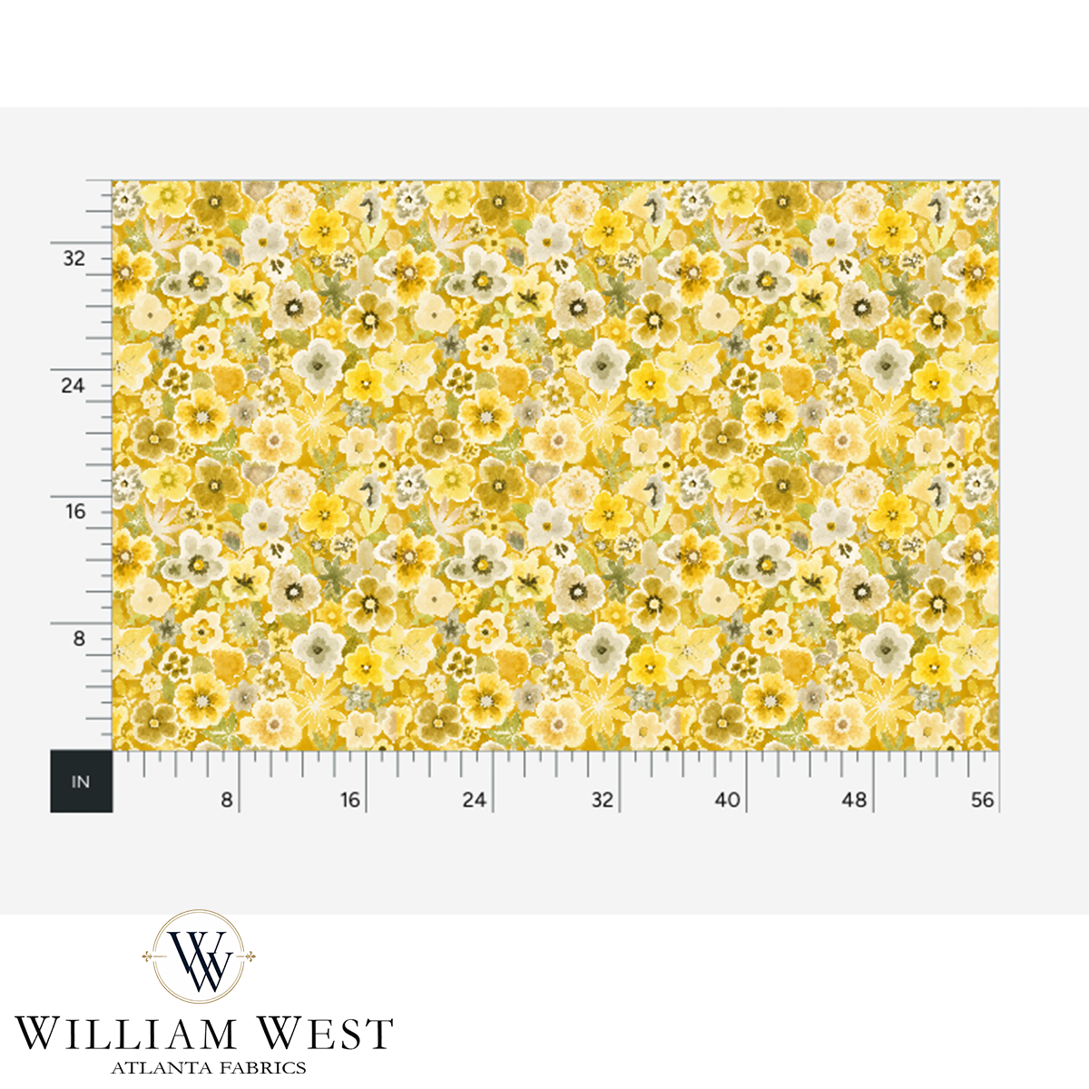 Atlanta Fabrics Wild! Yellow Fabric | Atlanta Fabrics