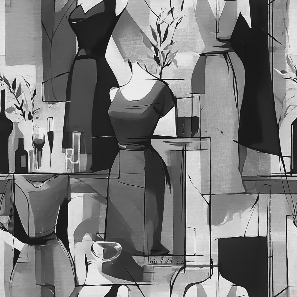 Atlanta Fabrics Window Shopping Urban Grey Fabric | Atlanta Fabrics