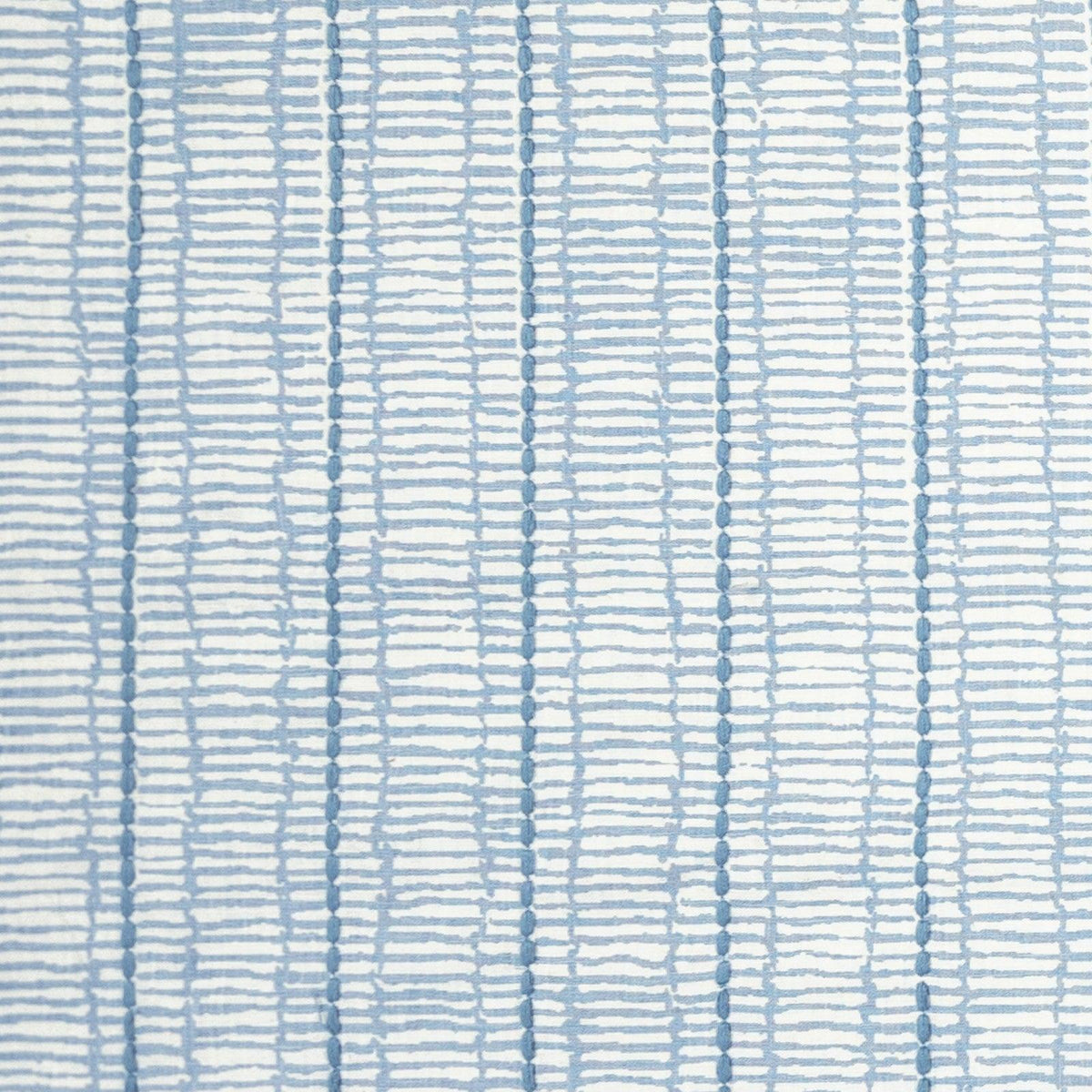 Mitchell Fabrics Accordian Stripe-Blue Fabric | Atlanta Fabrics
