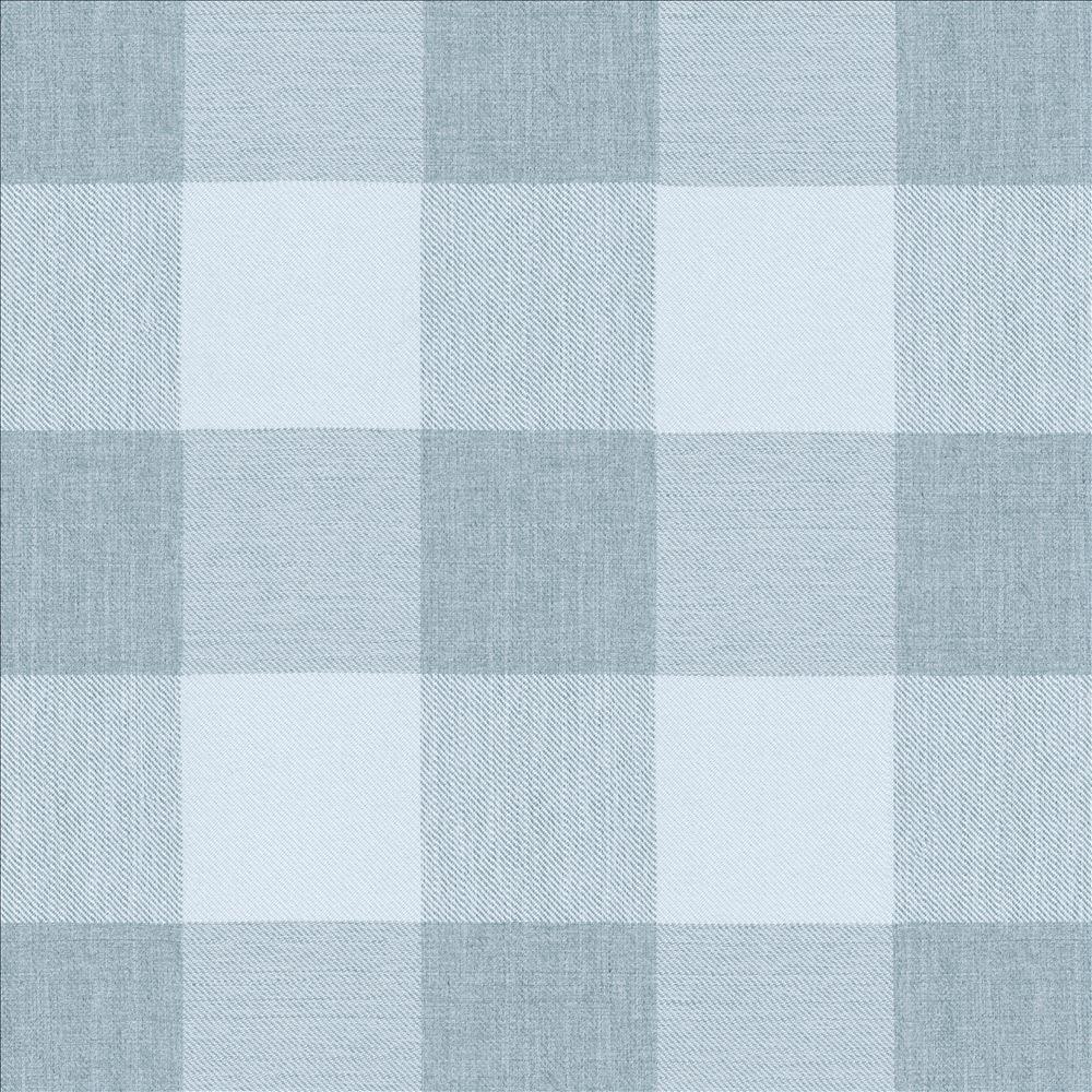 Athena Check - Sky - Atlanta Fabrics