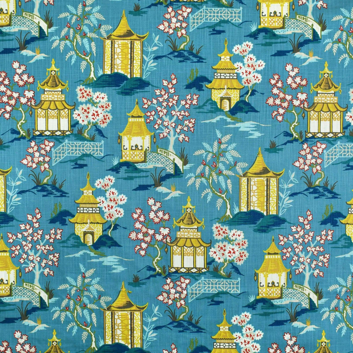 Chinatown S3410 Azure - Atlanta Fabrics