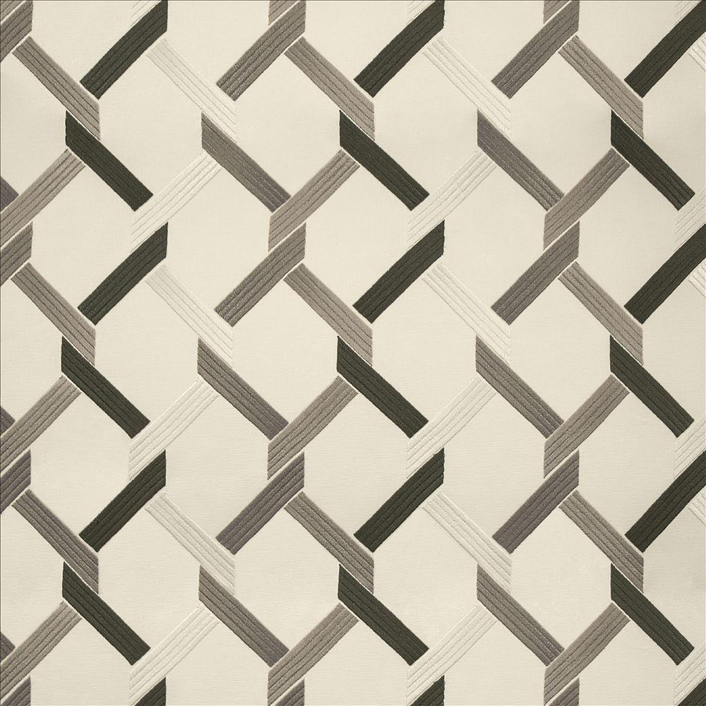 Crosswise - Silver - Atlanta Fabrics