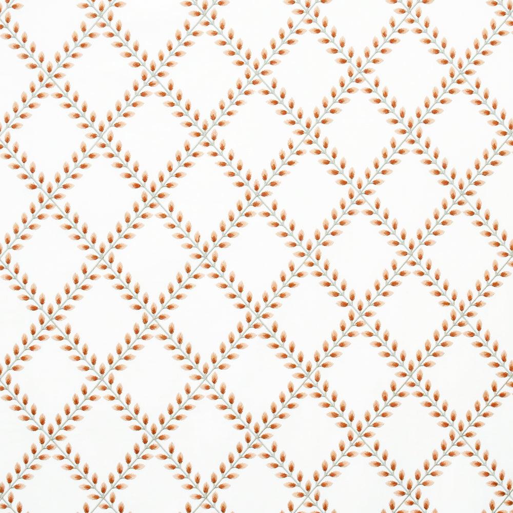 Carole Diamond Petals Coral Fabric | Atlanta Fabrics