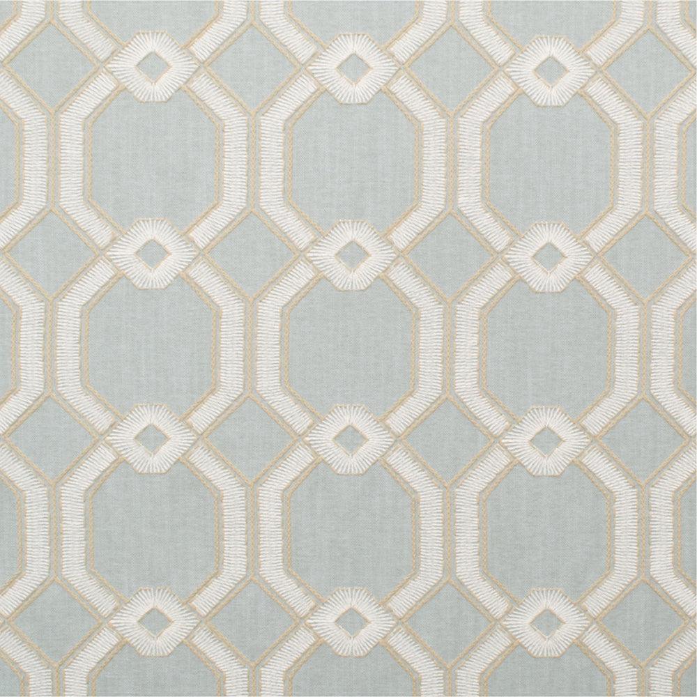 Graceful Gate Powder Blue - Atlanta Fabrics