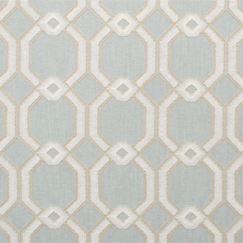 Graceful Gate Powder Blue - Atlanta Fabrics