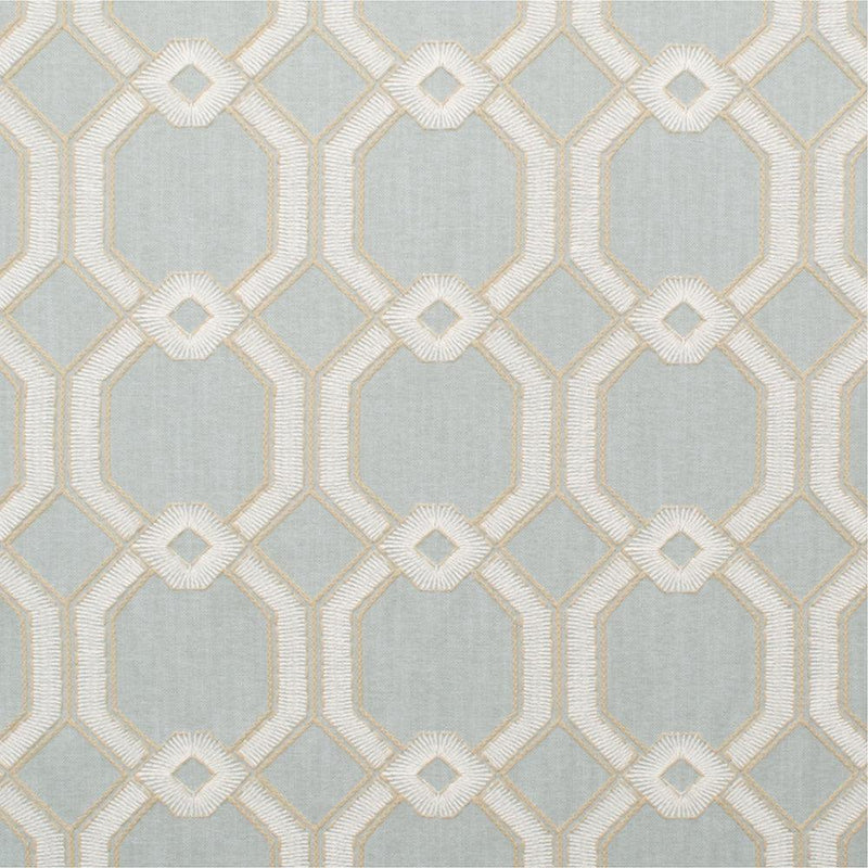 Graceful Gate Powder Blue - Atlanta Fabrics