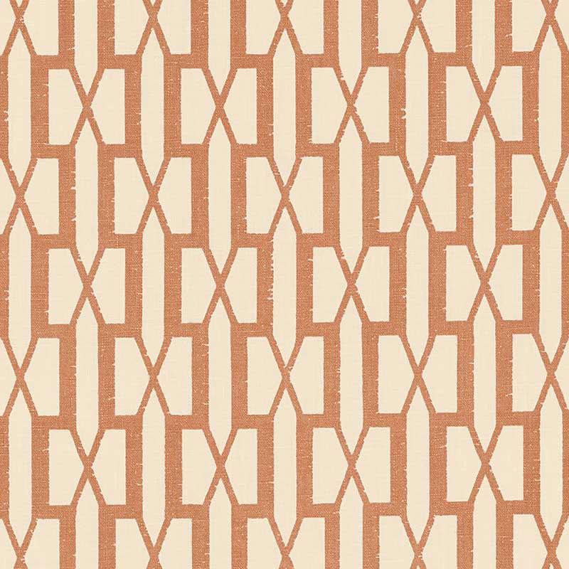 BELVEDERE BURNT ORANGE FABRIC
