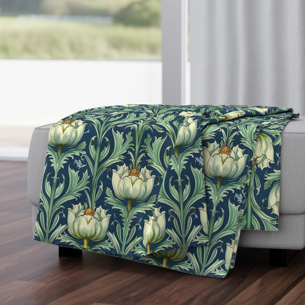 Atlanta Fabrics Forget The Past Navy Fabric | Atlanta Fabrics