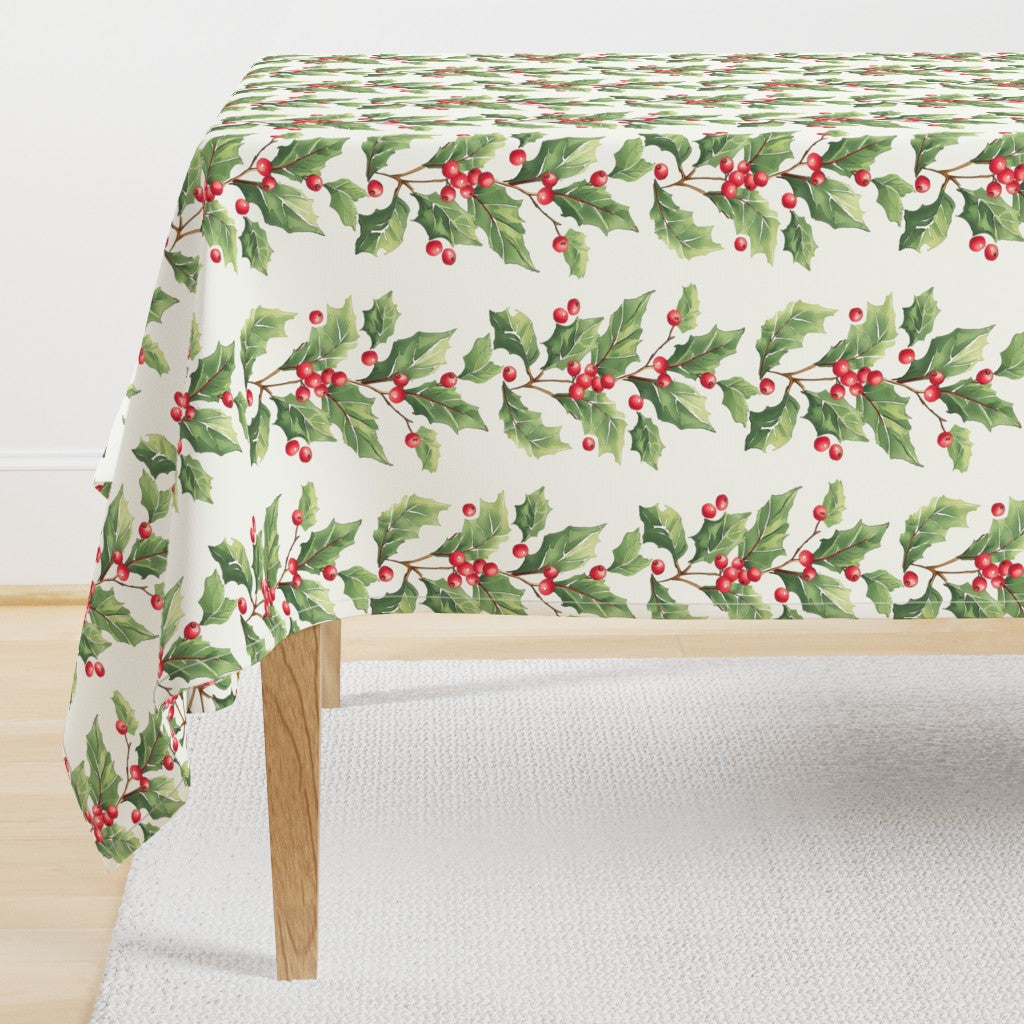 Atlanta Fabrics Holly Stripe Tablecloth Accessories | Atlanta Fabrics