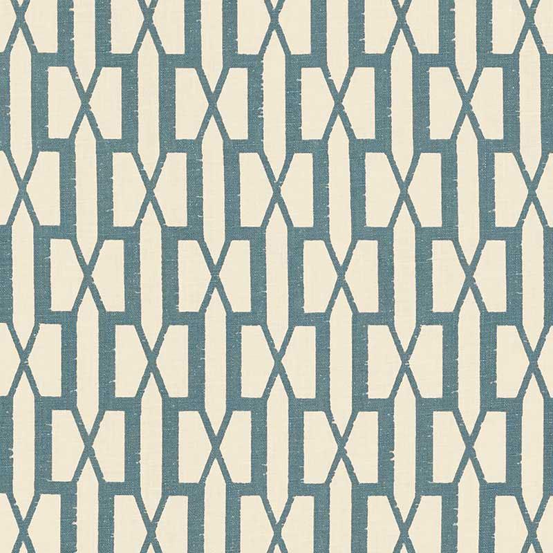 BELVEDERE PEACOCK BLUE FABRIC