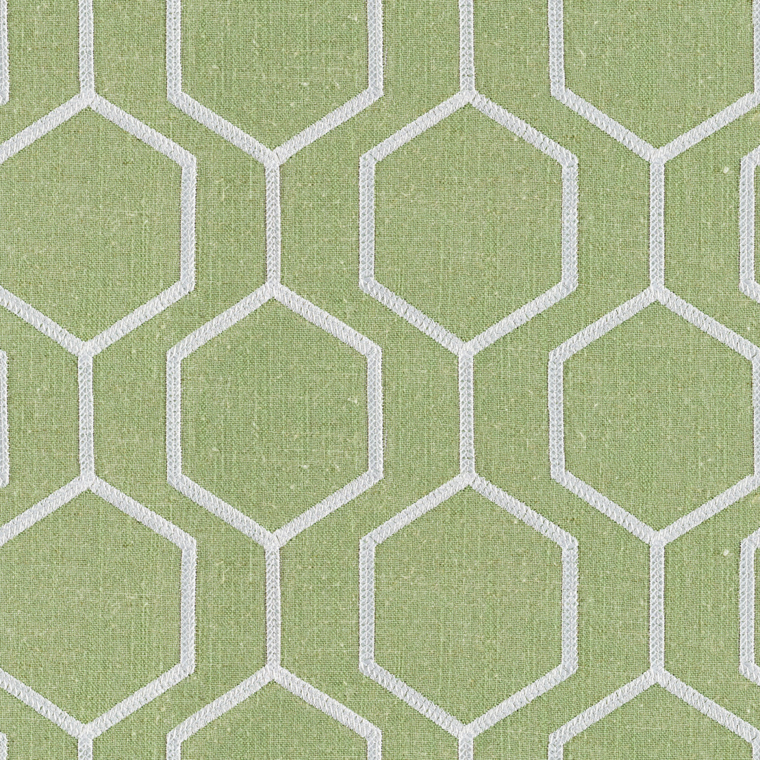 Europatex Socrates Hexagono Elm Fabric | Atlanta Fabrics