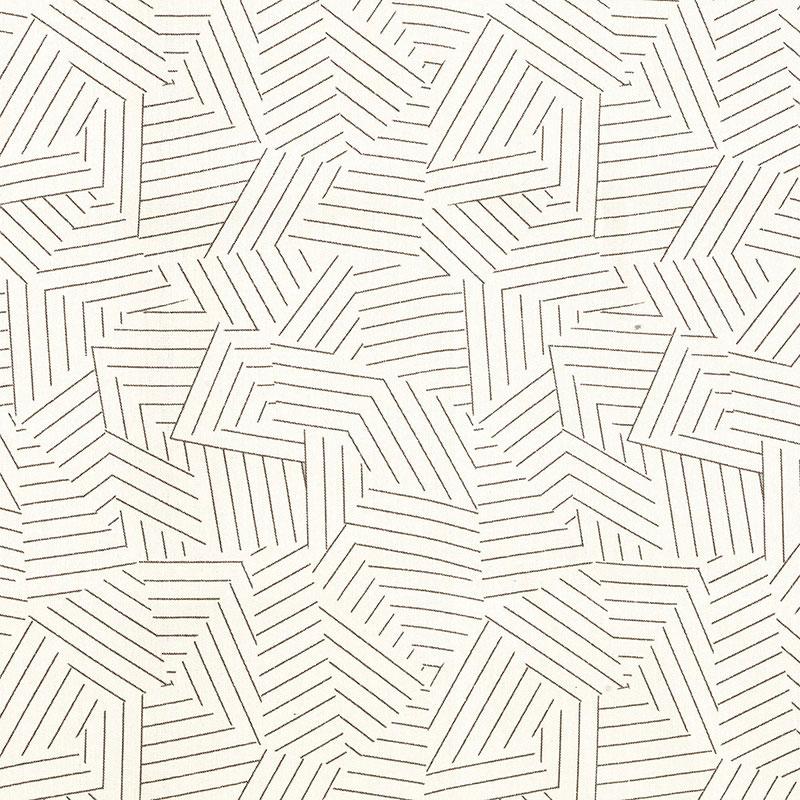 DECONSTRUCTED STRIPE GREIGE FABRIC