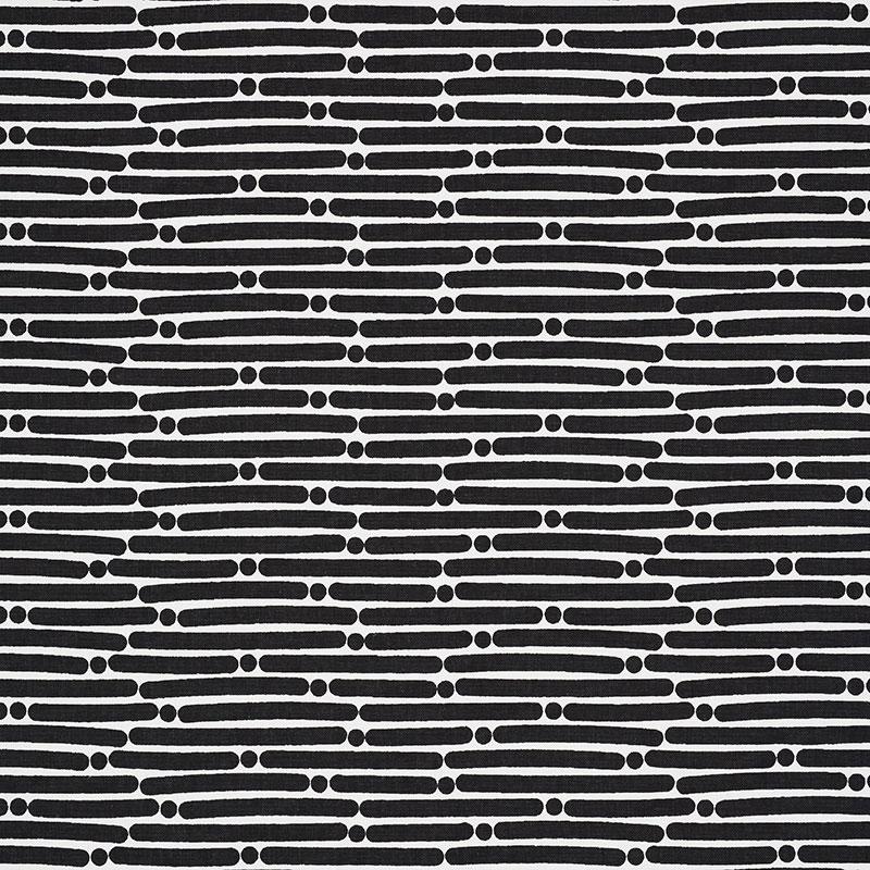 DOT DASH BLACK FABRIC