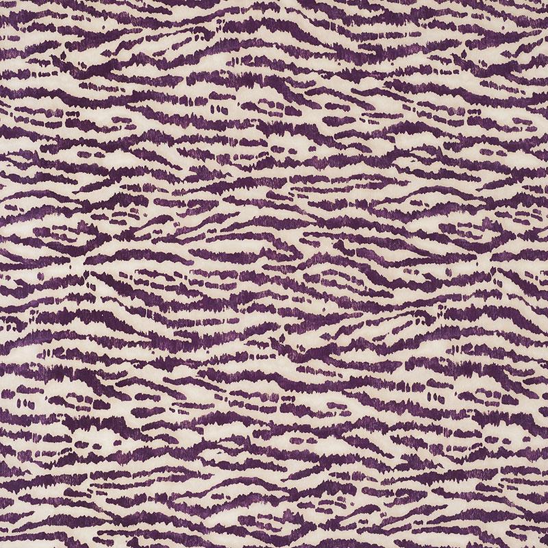 ANIMAUX EGGPLANT FABRIC