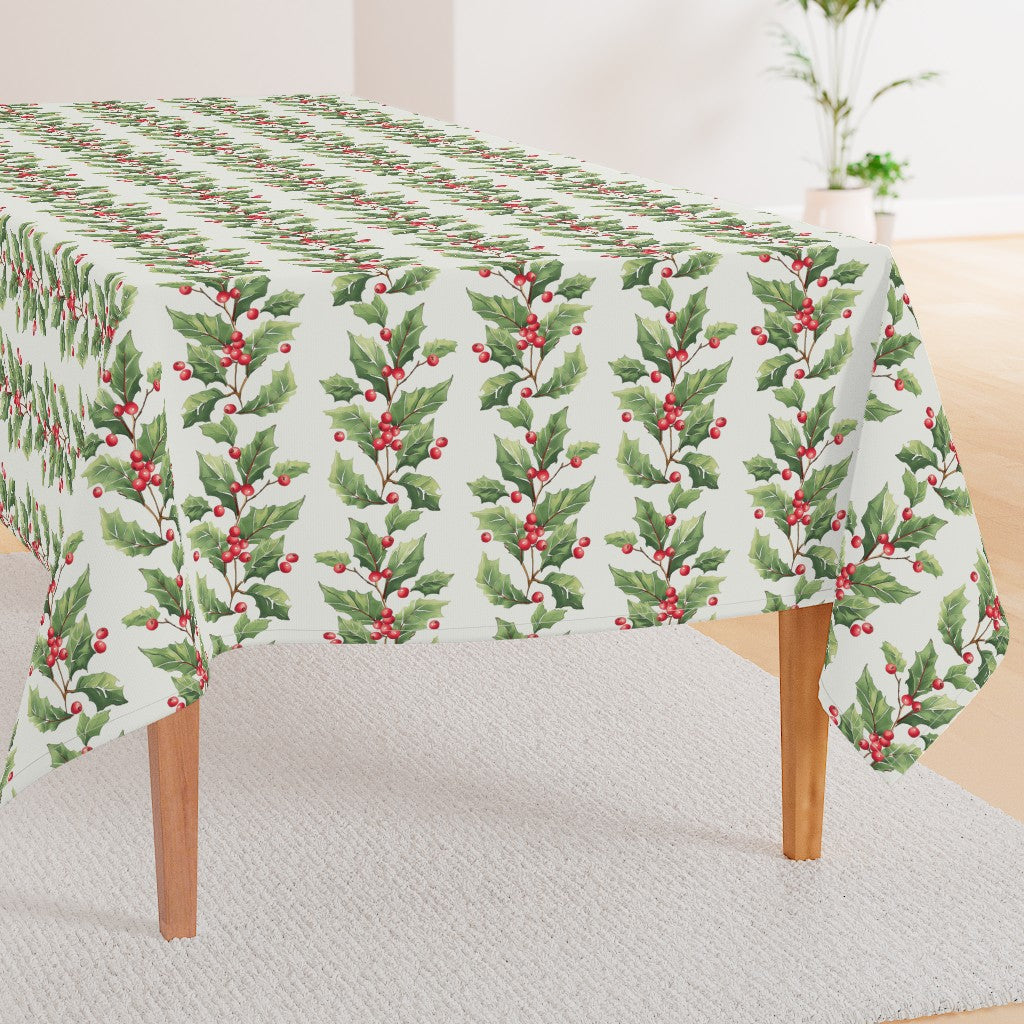 Atlanta Fabrics Holly Stripe Tablecloth Accessories | Atlanta Fabrics