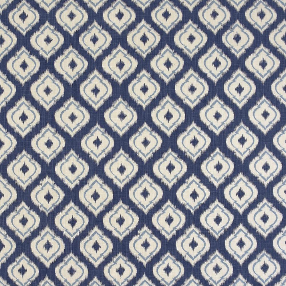 Carole Lit Lanterns Indigo Fabric | Atlanta Fabrics