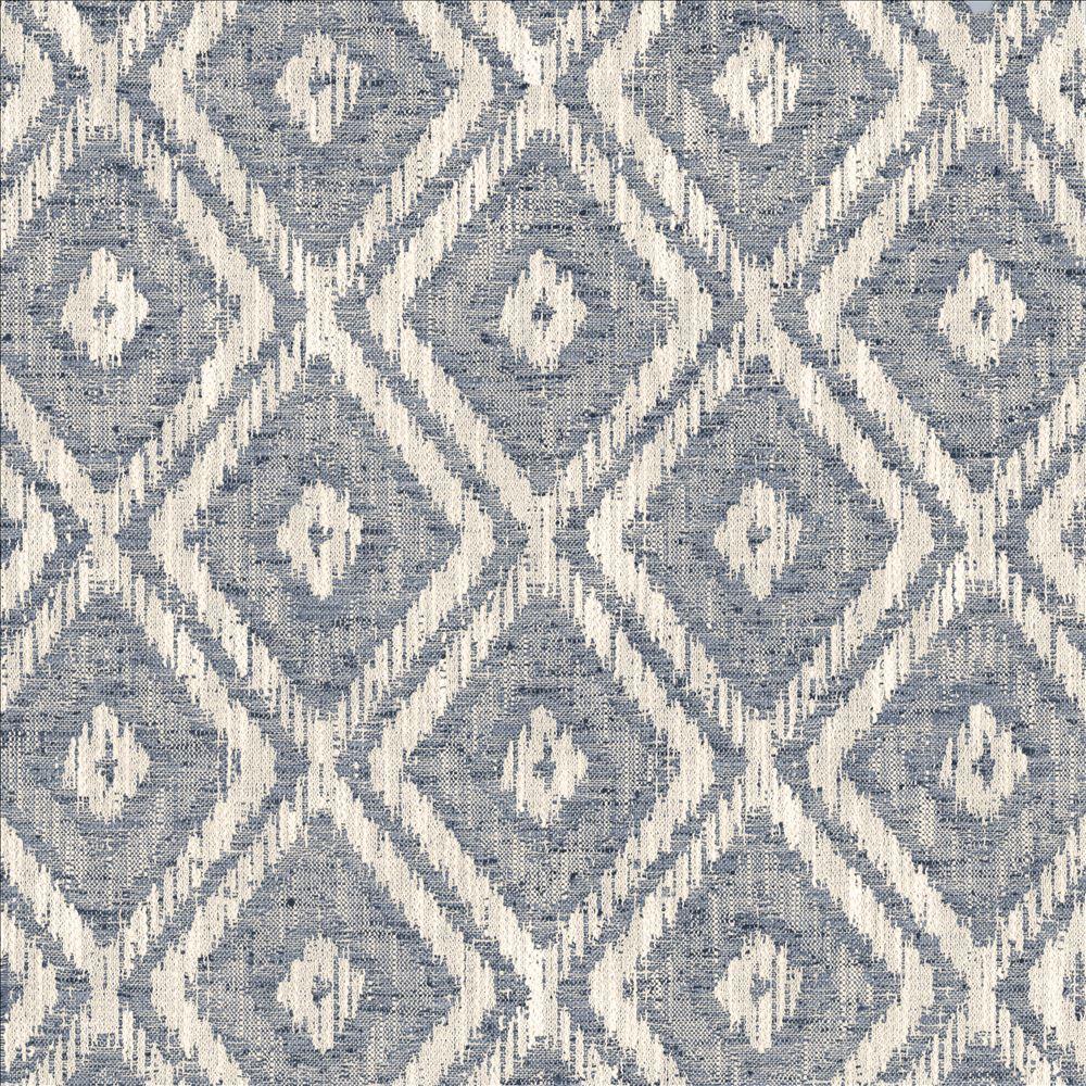 Modern Diamond Indigo - Atlanta Fabrics