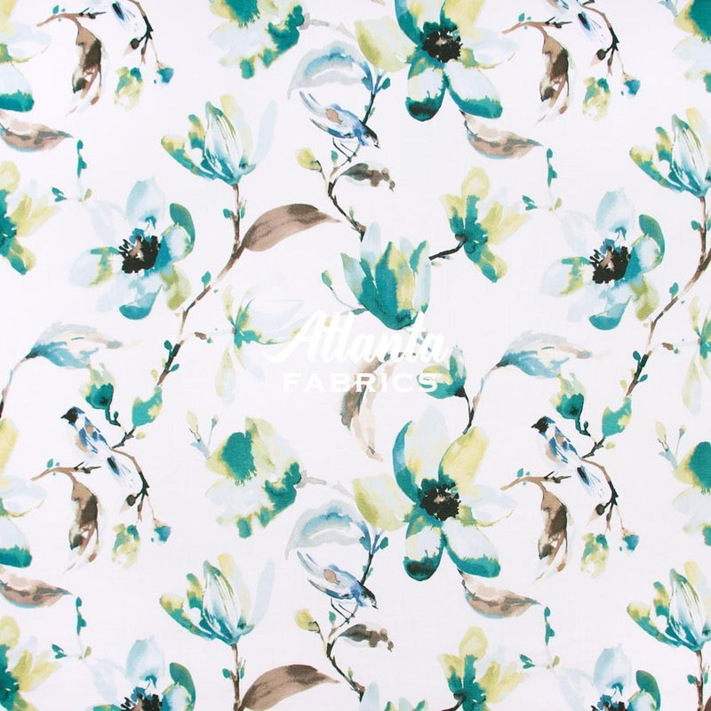 Perching Bird Mist - Atlanta Fabrics