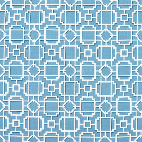 So Many Chances Azure - Atlanta Fabrics