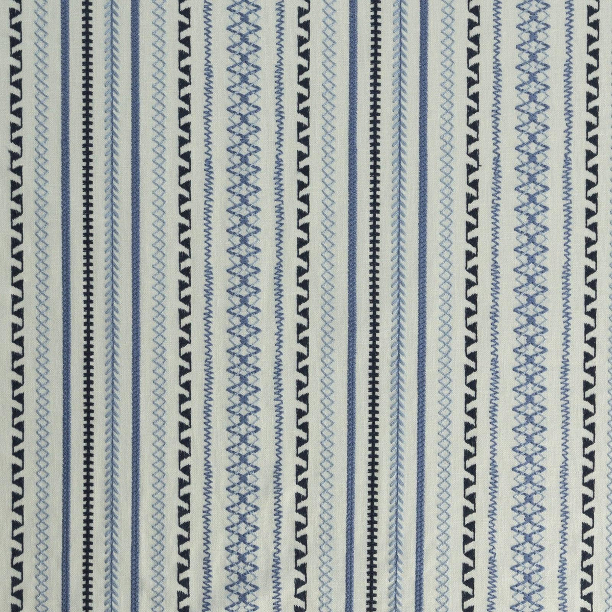 Mitchell Fabrics Soji Stripe-Delft Fabric | Atlanta Fabrics