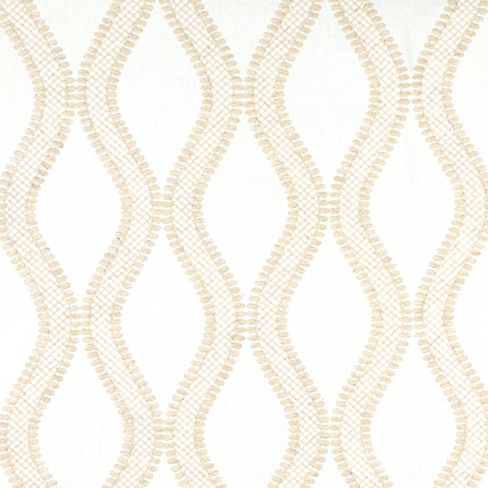 Carole Clearly Charming Ivory Fabric | Atlanta Fabrics
