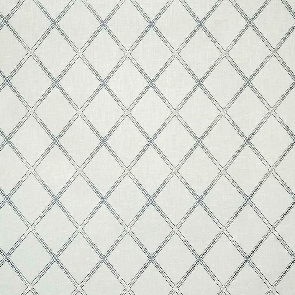 Carole Diamond Array Slate Fabric | Atlanta Fabrics