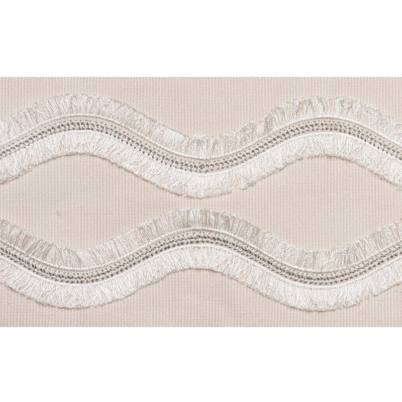 OGEE EMBROIDERED TAPE BLUSH