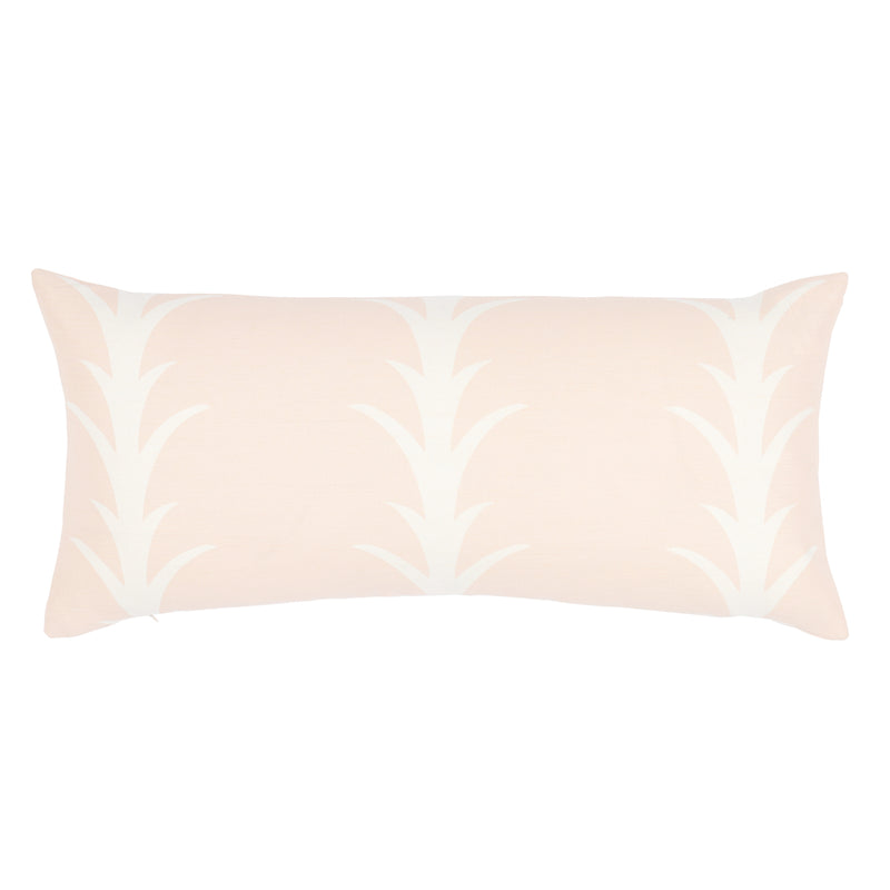 Acanthus Stripe Pillow Blush