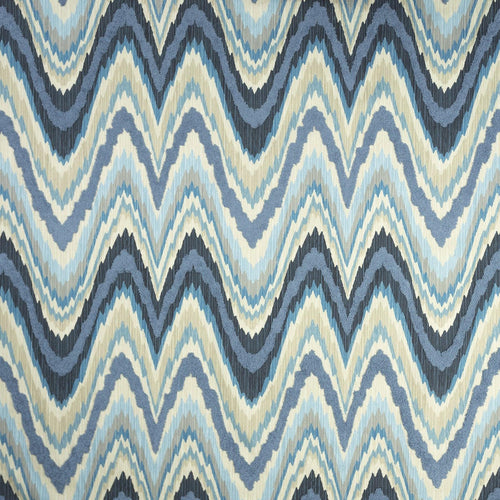 Azuki Ikat-Blue - Atlanta Fabrics