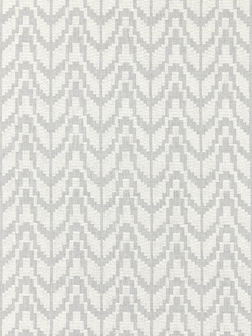CHEVRON EMBROIDERY PEARL - Atlanta Fabrics