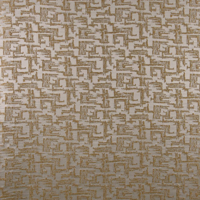 Crossed Paths Gold - Atlanta Fabrics