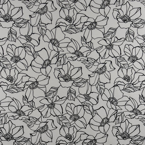 Flower Stencil Domino - Atlanta Fabrics