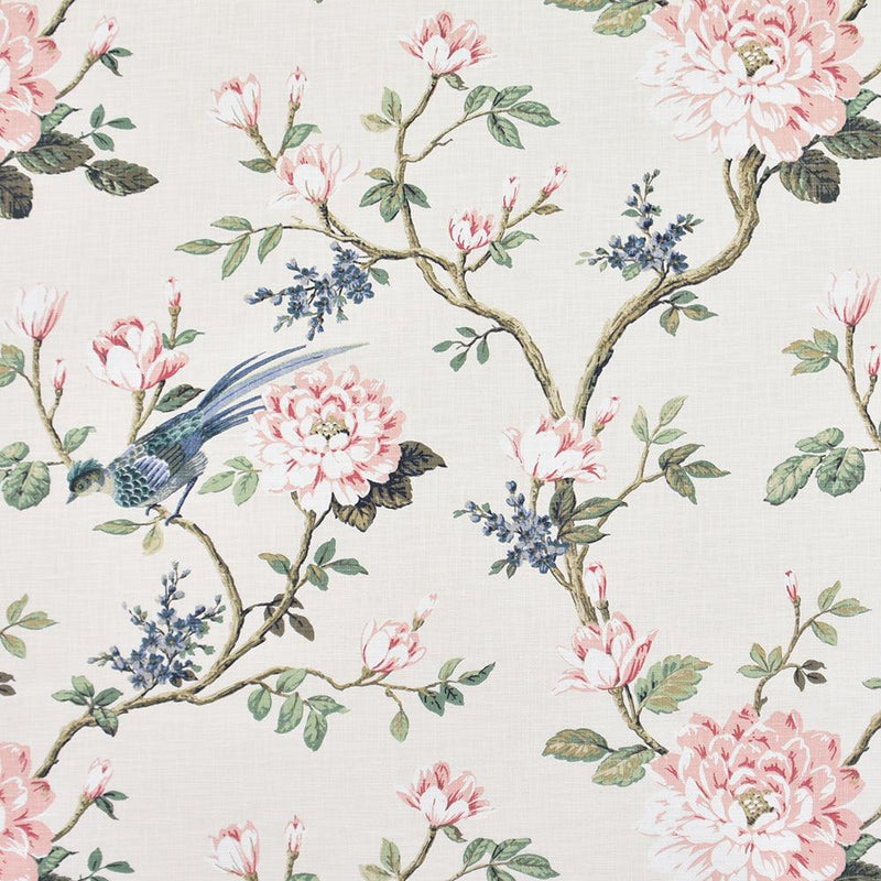 Garden Bird Silk - Atlanta Fabrics