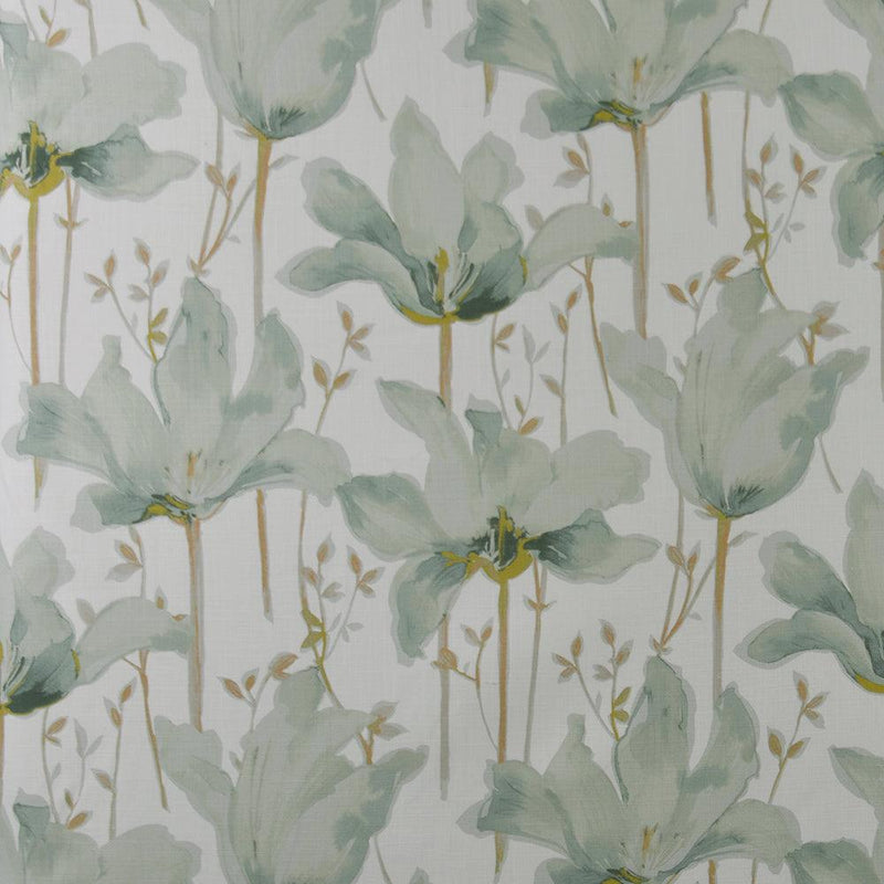 Lotus Blooms Mist - Atlanta Fabrics