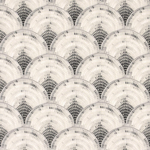 Mosaic Fan Ebony - Atlanta Fabrics