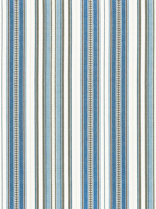NILE STRIPE BLUE JAY - Atlanta Fabrics