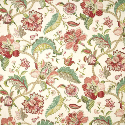 Open Meadow Raspberry - Atlanta Fabrics