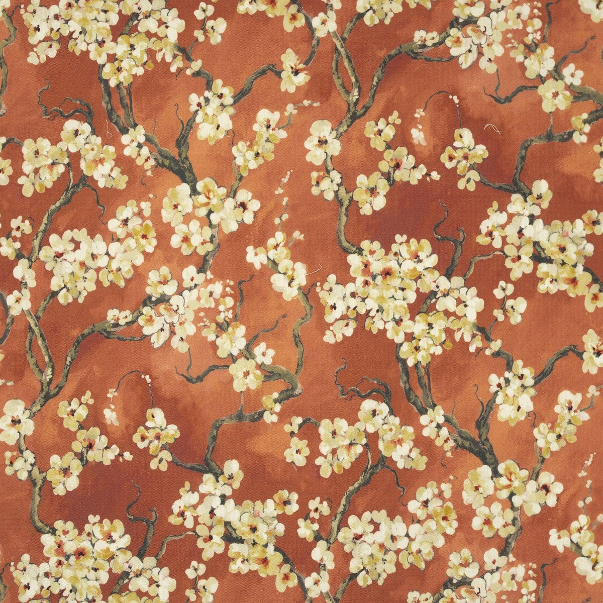 Shangri La-Persimmon - Atlanta Fabrics