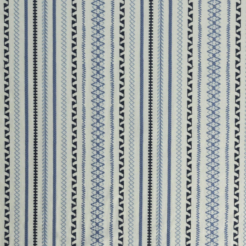 Soji Stripe-Delft - Atlanta Fabrics