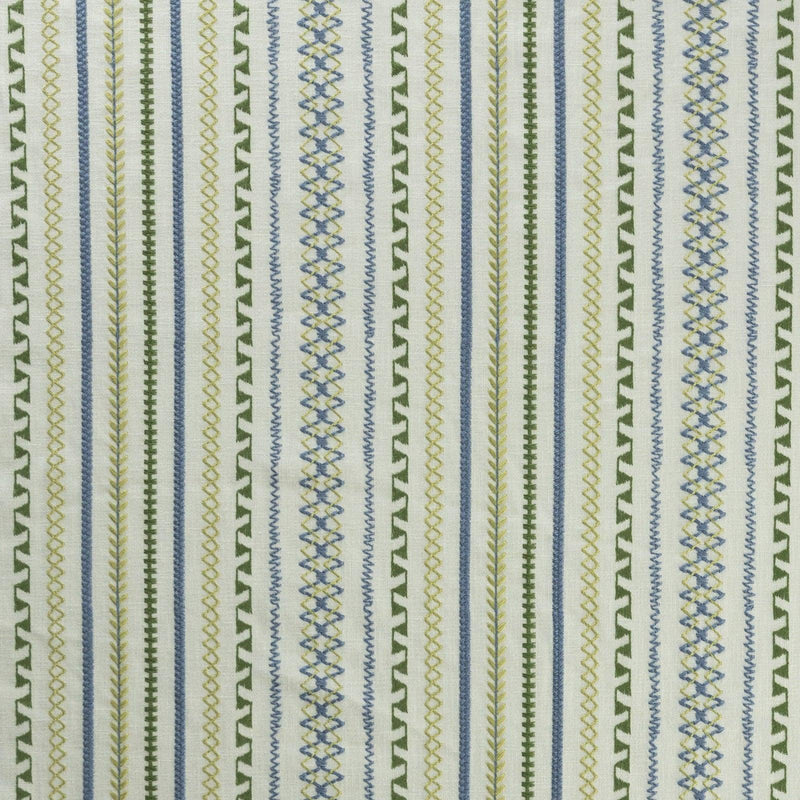 Soji Stripe-Kelly Blue - Atlanta Fabrics
